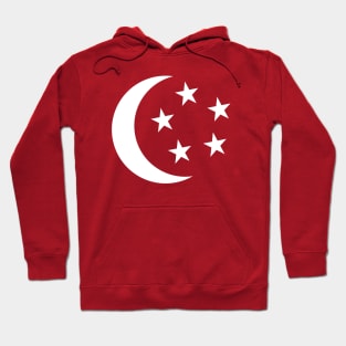 Crescent Moon and Stars Hoodie